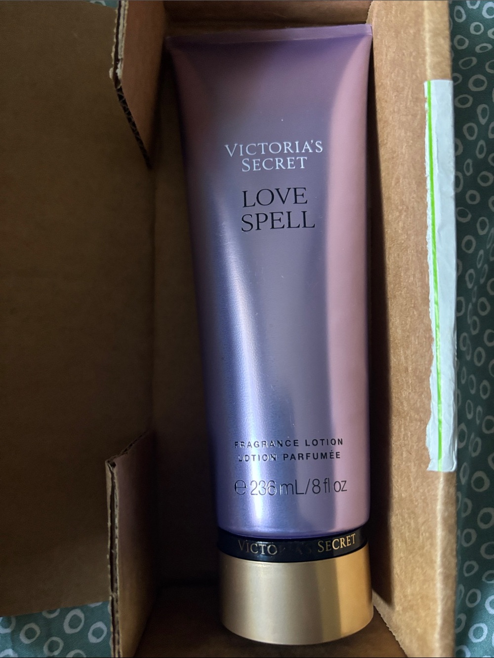 Victoria's Secret Love Spell Fragrance Lotion - Purple & Gold